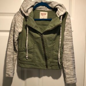 Mossimo Green Moto Jacket